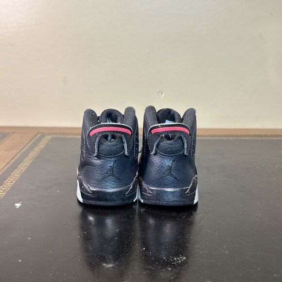 Nike Air Jordan 6 Retro Anthracite Grey Infrared 645127-008 Toddler Td Size 5C - Picture 4 of 5